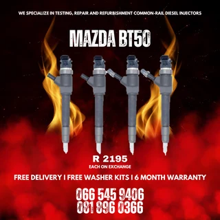 Mazda Bt50 Diesel Injectors For Sale On Exchange With Warranty