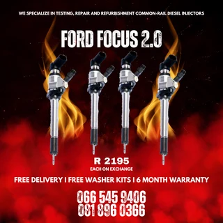 Ford Focus 2.0 Diesel Injectors For Sale On Exchange With Warranty