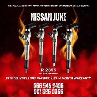 Nissan Juke Diesel Injectors For Sale On Exchange With Warranty