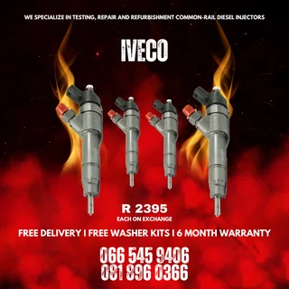 Iveco Diesel Injectors For Sale On Exchange With Warranty