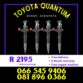 Toyota Quantum Diesel Injectors For Sale On Exchange