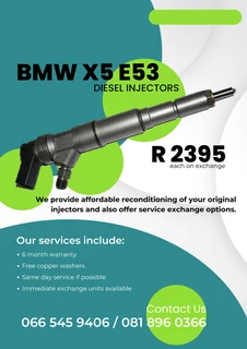 Bmw E53 X5 Diesel Injectors For Sale On Exchange