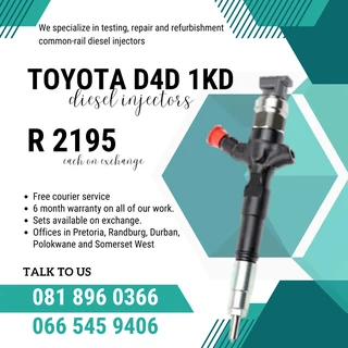 Toyota 1kd Diesel Injectors For Sale On Exchange