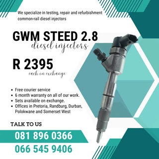 Gwm Steed 2.8 Diesel Injectors For Sale On Exchange