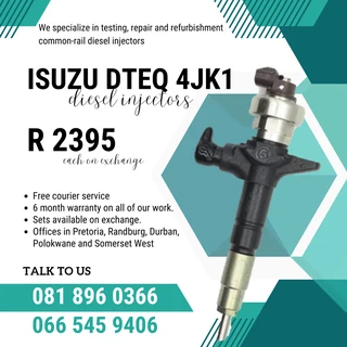 Isuzu Dteq Kb250 4jk1 Diesel Injectors For Sale On Exchange