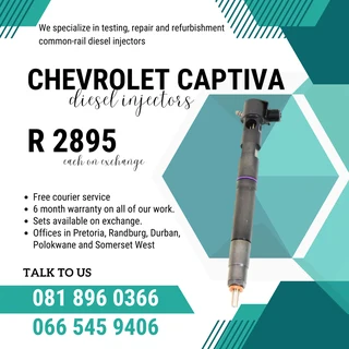 Chevrolet Captiva Delphi Diesel Injectors For Sale On Exchange