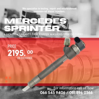 Mercedes Benz Sprinter Diesel Injectors For Sale On Exchange With Warranty