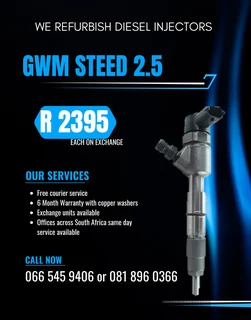 Gwm Steed 2.5 Diesel Injectors For Sale On Exchange With Warranty
