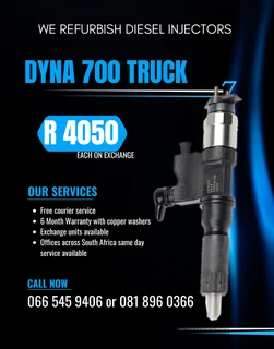 Dyna Truck 700 Diesel Injectors For Sale On Exchange With Warranty