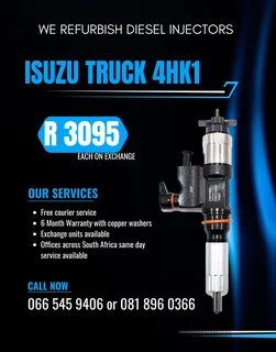 Isuzu Truck 4hk1 Diesel Injectors For Sale On Exchange With Warranty
