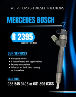 Mercedes Benz C220 C270 Bosch Diesel Injectors For Sale On Exchange With Warranty
