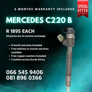Mercedes Benz C220 Delphi Diesel Injectors For Sale On Exchange With Warranty