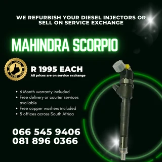 Mahindra Scorpio Diesel Injectors For Sale On Exchange With Warranty