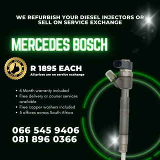 Mercedes Benz C220 Bosch Diesel Injectors For Sale On Exchange With Warranty