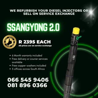 Sdsangyong Diesel Injectors For Sale On Exchange With Warranty