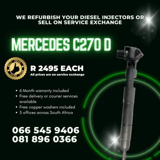 Mercedes Benz C270 Delphi Diesel Injectors For Sale On Exchange