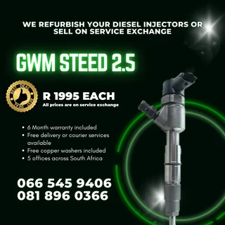 Gmw Steed 2.5 Diesel Injectors For Sale On Exchange With Warranty