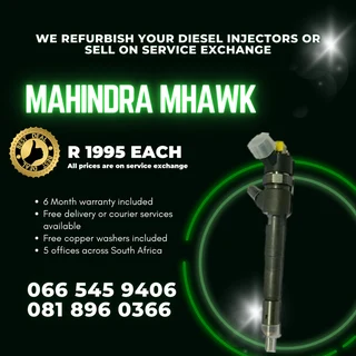 Mahindra Mhawk Diesel Injectors For Sale On Exchange With Warranty