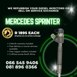 Mercedes Benz Sprinter Diesel Injectors For Sale On Exchange With Warranty