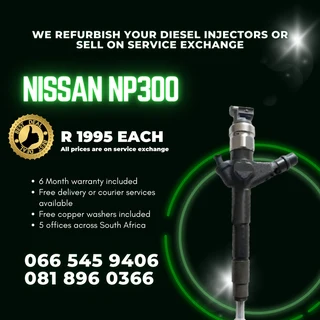 Nissan Np300 Diesel Injenctors For Sale On Exchange With Warranty