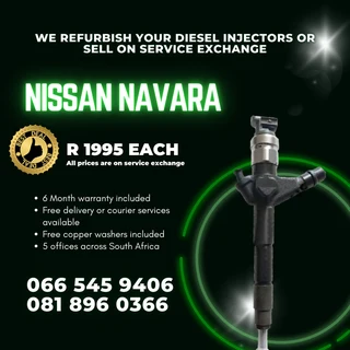 Nissan Navara Diesel Injectors For Sale On Exchange With Warranty