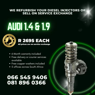 Audi 1.4 &amp; 1.9 Diesel Injectors For Sale On Exchange With Warranty