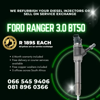 Ford Ranger 3.0 Tdci Diesel Injectors For Sale On Exchange With Warranty