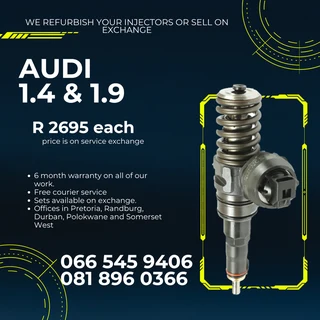 Audi 1.4  & 1.9 Diesel Injectors For Sale On Exchange With Warranty