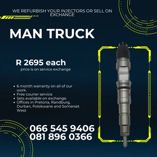 Man Truck Diesel Injectors For Sale On Exchange With Warranty