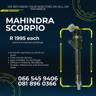 Mahindra Scorpio Diesel Injectors For Sale On Exchange With Warranty