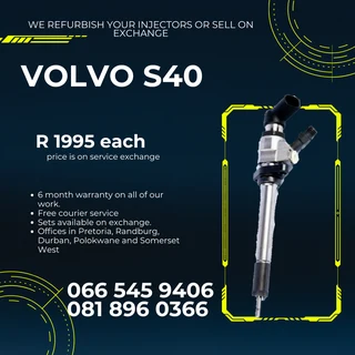 Volvo S40 Diesel Injectors For Sale On Exchange With Warranty