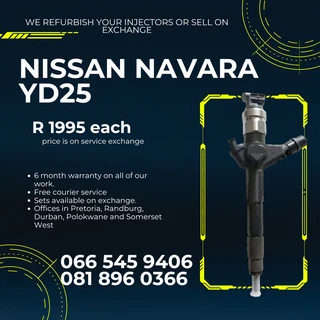 Nissan Navara Diesel Injectors For Sale On Exchange With Warranty