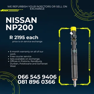 Nissan Np200 Diesel Injectors For Sale On Exchange With Warranty