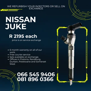 Nissan Juke Diesel Injectors For Sale On Exchange With Warranty