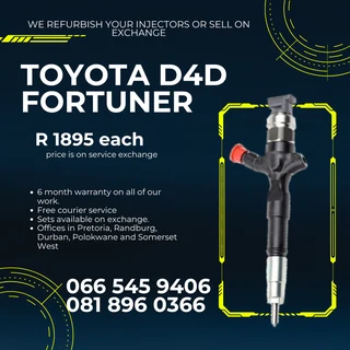 Toyota Fortuner Diesel Injectors For Sale On Exchange With Warranty