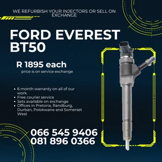 Ford Everest Diesel Injectors For Sale On Exchange With Warranty