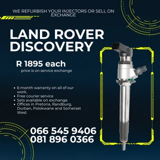 Land Rover Discovery Tdv Diesel Injectors For Sale On Exchange With Warranty
