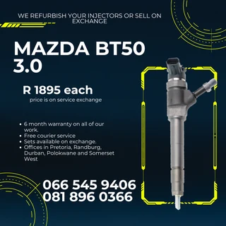 Mazda Bt50 Diesel Injectors For Sale On Exchange With Warranty