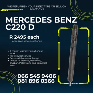 Mercedes Benz C220 Delphi Diesel Injectors For Sale On Exchange With Warranty