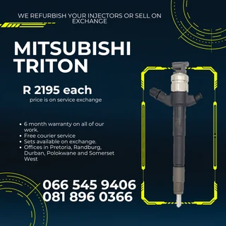 Mitsubishi Triton Diesel Injectors For Sale On Exchange With Warranty