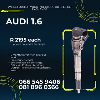 Audi 1.6 Diesel Injectors For Sale On Exchange With Warranty