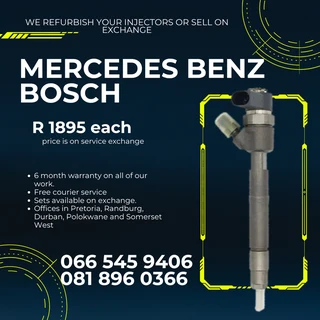 Mercedes Benz C220 Bosch Diesel Injectors For Sale On Exchange With Warranty