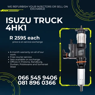 Isuzu 4hk1 Diesel Injectors For Sale On Exchange With Warranty