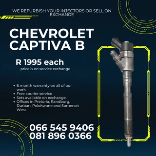 Chevrolet Captiva Diesel Injectors For Sale On Exchange With Warranty