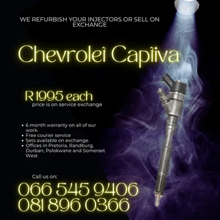 Chevroelt Captiva Diesel Injectors For Sale On Exchange With Warranty