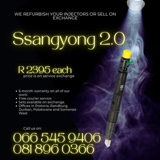 Ssangyong 2.0 Diesel Injectors For Sale On Exchange With Warranty
