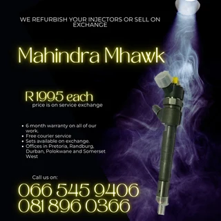 Mahidnra Mhawk Diesel Injectors For Sale On Exchange With Warranty