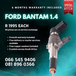 Ford Bantam 1.4 Diesel Injectors For Sale On Exchange With Warranty