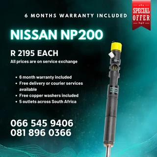 Nissan Np200 Diesel Injectors For Sale On Exchange With Warranty