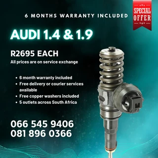 Audi 1.4 & 1.9 Diesel Injectors For Sale On Exchange With Warranty
